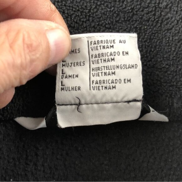 Columbia Womens Vest Jacket Large Black Fleece Full Zip Stand Collar Outdoors - Picture 6 of 13